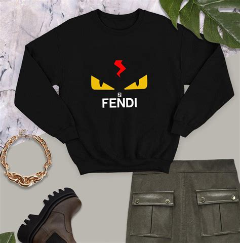 fendi sweatshirt etsy|fendi unisex sweater.